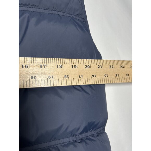 Men’s Jack Wills Gilet Body Warmer Quilted With Hooded  Large Navy Blue - Picture 5 of 13